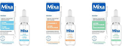 Mixa - Sérum Concentré Anti-Imperfections - Pour peaux à imperfections - Enrichi en Acide Salicylique et Niacinamide - 30 ml
