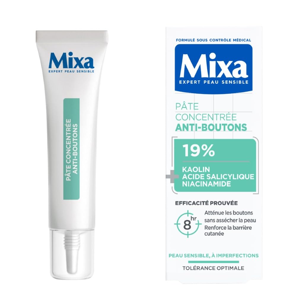 Mixa - Sérum Concentré Anti-Imperfections - Pour peaux à imperfections - Enrichi en Acide Salicylique et Niacinamide - 30 ml
