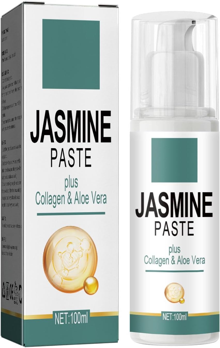 Pommade au jasmin contre les cernes sous les yeux, anti-rides, pommade au jasmin contre les cernes, pommade au jasmin contre les cernes, 100 ml, kit de soin du visage pour adolescents (blanc, taille