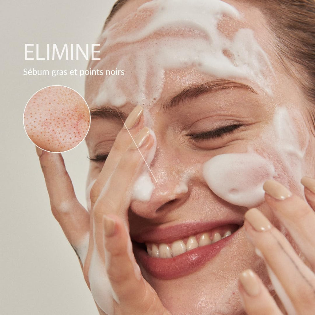 [MIZON] RICE REAL CLEANSING FOAM (150ML) Soin Coréen - Nettoyant Visage Exfoliant Doux à l'Extrait de Riz - Éclat, Nettoyage des Pores et Amélioration du Teint - Peaux Grasses et Mixtes