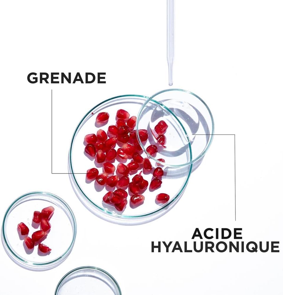 GARNIER Skin Active - Coffret Masques Tissu Hydra Bomb - Hydratant & Repulpant - À Base De Grenade & Acide Hyaluronique - Vegan & Cruelty Free - Tissu Compostable - Peaux Déshydratées - x5