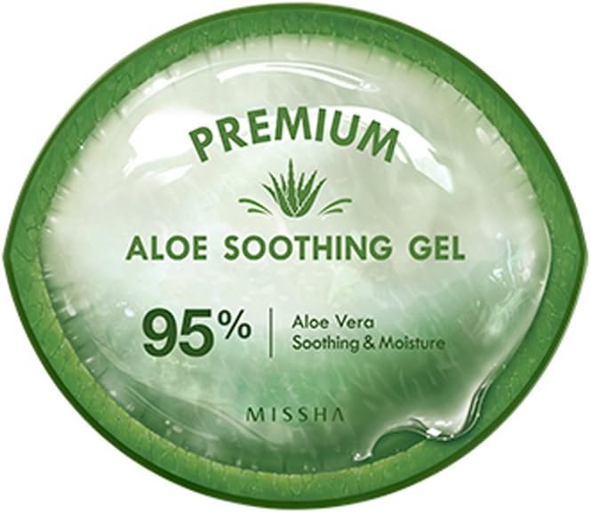 Missha Premium Cica Gel apaisant à l'aloe vera 95 % d'aloe vera apaisant et hydratant 300 ml