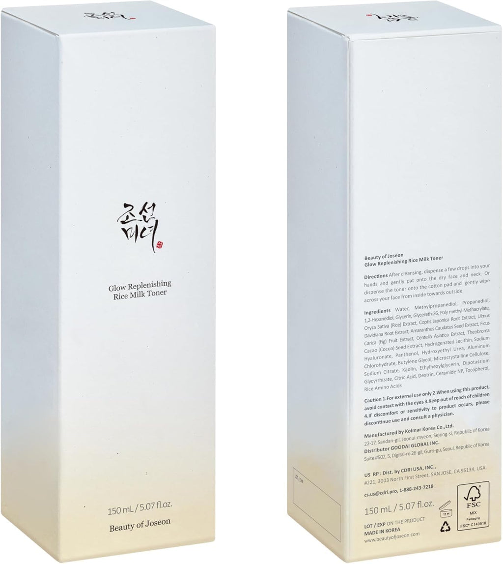 Beauty of Joseon Lotion tonique visage au riz régénérante pour peaux mixtes grasses Soin hydratant et équilibrant coréen 150 ml