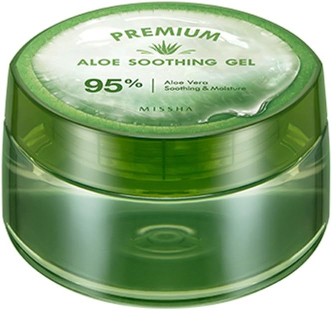 Missha Premium Cica Gel apaisant à l'aloe vera 95 % d'aloe vera apaisant et hydratant 300 ml