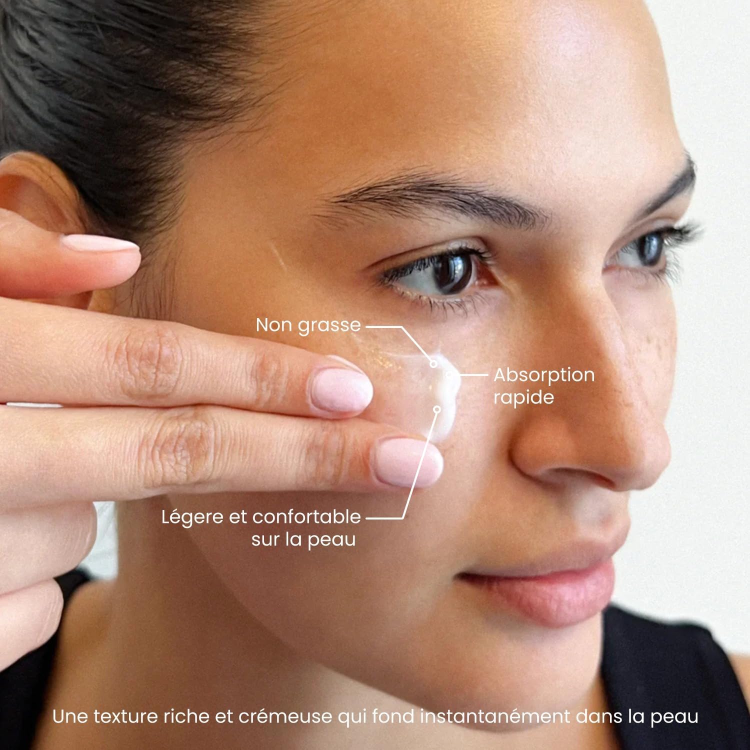 Creme Hydratante Visage Nuit Bio avec Rétinol el Acide Hyaluronique | Creme Anti Rides Femme et Anti Taches - Raffermissant & Éclaircissant - 50 ml |100% GARANTIE