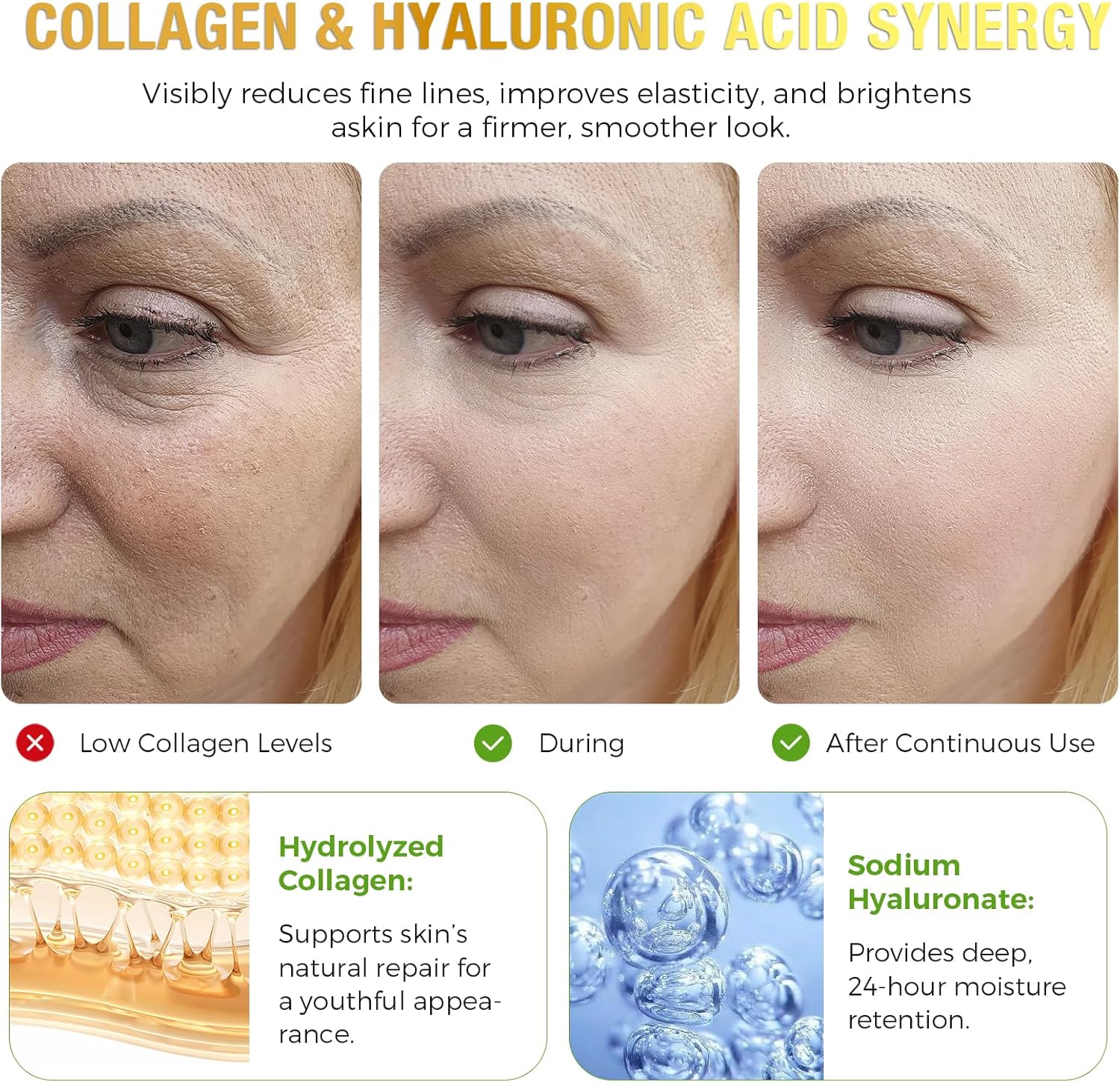 Masque de nuit à la bave d'escargot au collagène pour le visage - Masque de collagène bio - Masque exfoliant pour la peau - Masque facial efficace en profondeur - Pinceau de soin coréen inclus