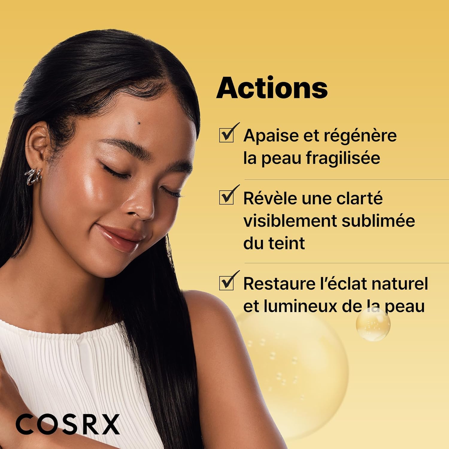 COSRX Advanced Snail 96% Mucin Power Essence 100 ml | Sérum Hydratante avec Mucine Bave d'Escargot | Anti Rides Peaux d'Acné et Sèches Soins pour le Visage | Coréen Korean Skincare