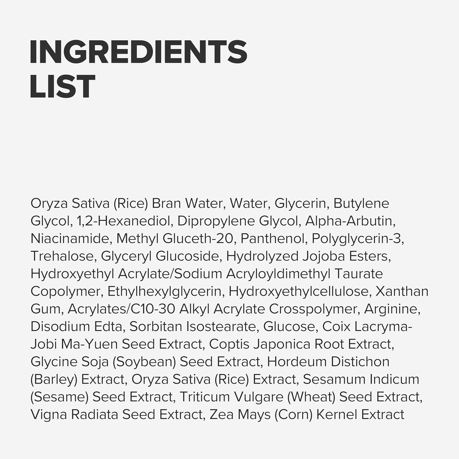 Beauty of Joseon Sérum Glow Deep Riz + Alpha-Arbutine